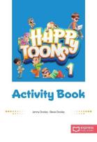 Okładka książki Happy Toons 1 edycja międzyna. AB + DigiBook (kod)