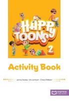 Okładka książki Happy Toons 2 edycja międzyna. AB + DigiBook (kod)