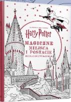 Okładka książki Harry Potter. Kolorowanka. Magiczne miejsca i postacie