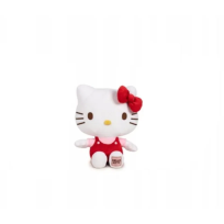 Opakowanie Hello Kitty. Plusz z naszywką 20cm czerwony