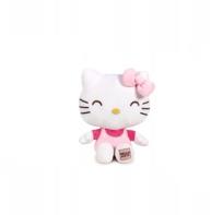 Opakowanie Hello Kitty. Plusz z naszywką 20cm różowy