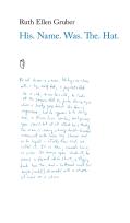 Okładka książki His. Name. Was. The Hat