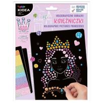Opakowanie Holograficzne Obrazki Księżniczki KIDEA