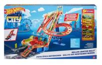 Opakowanie Hot Wheels City Rajdowy Rollercoaster + 5 autek