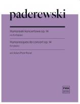 Okładka książki Humoreski koncertowe op.14 na fortepian