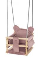 Opakowanie Huśtawka welurowa Miś różowa