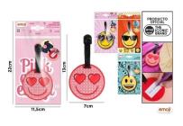Opakowanie Identyfikator do walizek Emoji MIX
