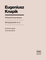 Okładka książki II Kwartet smyczkowy partytura i głosy