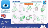 Opakowanie iM-Words Puzzle 96 Angielski - Przyroda