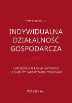 Okładka książki Indywidualna działalność gospodarcza