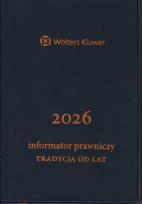 Okładka książki Informator Prawniczy 2026 Tradycja od lat (granatowy)