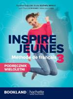 Okładka książki Inspire Jeunes 3 podręcznik + audio online