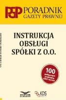 Okładka książki Instrukcja obsługi Spółki z.o.o