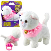 Opakowanie Interaktywny kotek na smyczy chodzi, miauczy