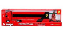 Opakowanie Iveco S Way Cab W/Trailer + 1 Ferrari 1:43