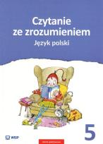 Okładka książki J.Polski  SP 5 Czytanie ze zrozumieniem WSiP