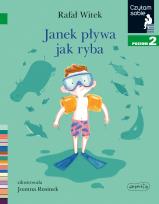 Okładka książki Janek pływa jak ryba. Czytam sobie. Poziom 2