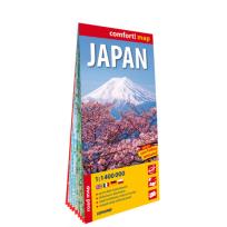 Okładka książki Japonia (Japan) laminowana mapa samochodow 1:1 400 000