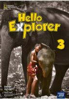 Okładka książki Język angielski Hello Explorer Neon ćwiczenia dla klasy 3 szkoły podstawowej EDYCJA  2025-2027