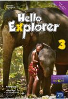 Okładka książki Język angielski Hello Explorer Neon podręcznik dla klasy 3 szkoły podstawowej EDYCJA 2025-2027