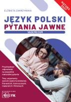 Okładka książki Język Polski Pytania Jawne Vademecum matura 2027