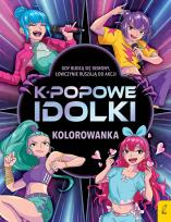 Okładka książki K-popowe idolki. Kolorowanka