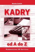 Okładka książki Kadry od A do Z w.2026
