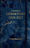 Okładka książki Kalendarz 2026/2027 oświatowy ciemny