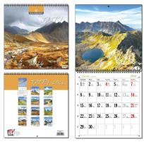 Opakowanie Kalendarz 2026 30x60 13 planszowy Tatry