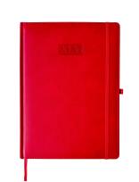 Opakowanie Kalendarz 2026 A4 LUX tygodniowy V6 czerwony K-A4T L