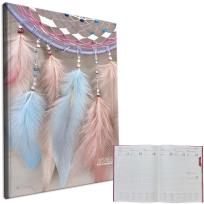 Opakowanie Kalendarz 2026 A4 tygodniowy Łapacze Pastel