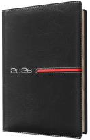 Opakowanie Kalendarz 2026 A4 tygodniowy registry czarny