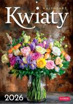 Opakowanie Kalendarz 2026 A4 Wieloplanszowy Kwiaty