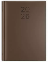 Opakowanie Kalendarz 2026 A5 dzienny print brązowy