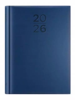 Opakowanie Kalendarz 2026 A5 dzienny print niebieski