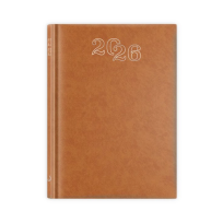 Opakowanie Kalendarz 2026 A5 dzienny standard brązowy