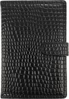 Opakowanie Kalendarz 2026 A5 dzienny z zapięciem krokodyl czarny