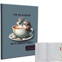 Opakowanie Kalendarz 2026 A5 tygodniowy notatka Leniwiec Kawa