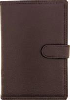 Opakowanie Kalendarz 2026 A5 tygodniowy z zapięciem ekoskóra brązowy