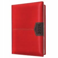 Opakowanie Kalendarz 2026 A6 tygodniowy czerwony