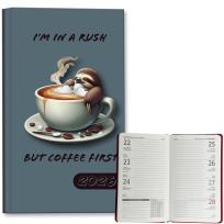 Opakowanie Kalendarz 2026 A6 tygodniowy Leniwiec Kawa