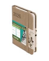 Okładka książki Kalendarz 2026 Awangarda A7 TDW beżowy