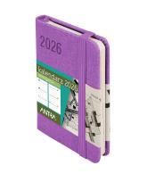 Okładka książki Kalendarz 2026 Awangarda A7 TDW fioletowy