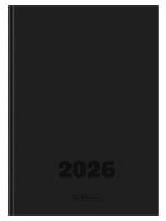 Opakowanie Kalendarz 2026 B5 dzienny Szefa DTP czarny HERLITZ