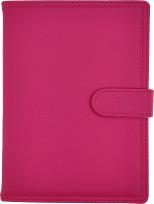 Opakowanie Kalendarz 2026 B5 dzienny z zapięciem ekoskóra malinowy