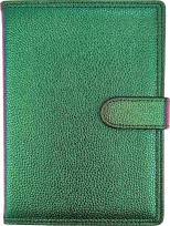 Opakowanie Kalendarz 2026 B5 dzienny z zapięciem hologram zielony