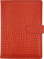 Opakowanie Kalendarz 2026 B5 tygodniowy z zapięciem krokodyl czerwony