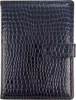 Opakowanie Kalendarz 2026 B5 tygodniowy z zapięciem krokodyl granatowy