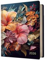 Opakowanie Kalendarz 2026 B6 dzienny kwiaty