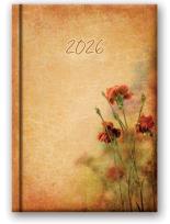 Opakowanie Kalendarz 2026 B6 dzienny Soft Goździki